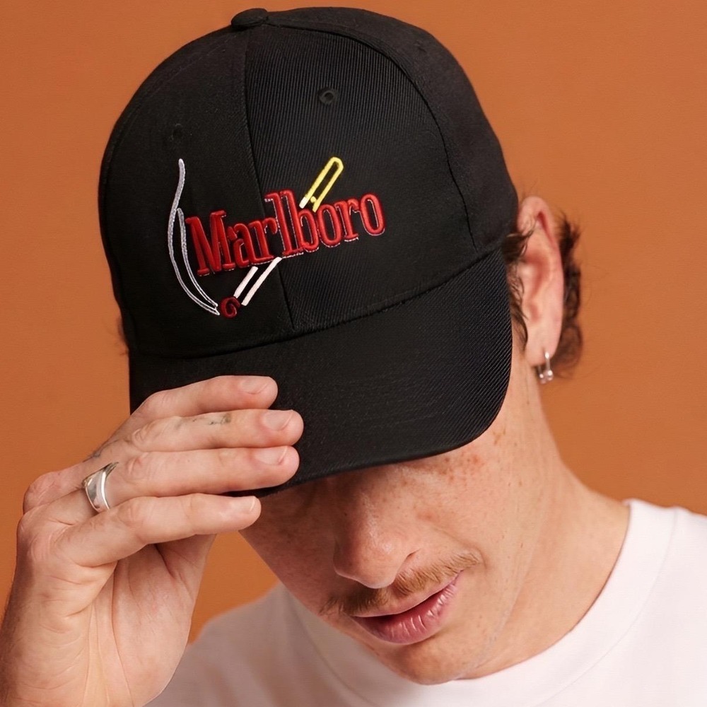 Marlboro Adventure Team Vintage Strapback Hat – Made in Sri Lanka–Mint Condition